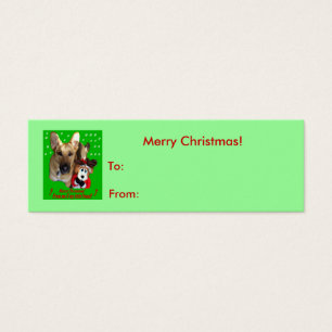 Weihnachtsschäfer & Toy Rentier Geschenktags