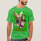 Weihnachtsschäfer & Toy Rentier Unisex T-Shirt (Vorderseite)