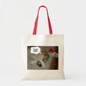 Weihnachtsschäfer Tragetasche (Vorne)