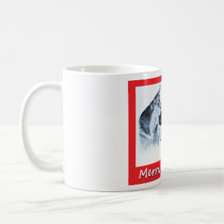 Weihnachtsschäfer und Weihnachtsmann Kaffeetasse