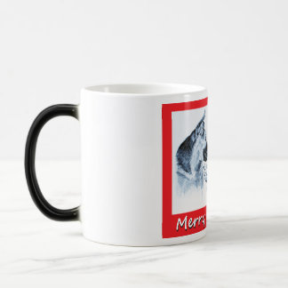 Weihnachtsschäfer und Weihnachtsmann Verwandlungstasse
