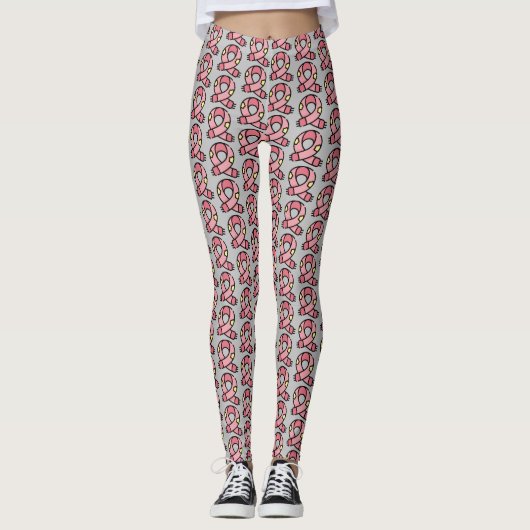 Weihnachtsschal Leggings (Vorderseite)