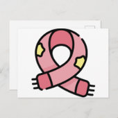 Weihnachtsschal Postkarte (Vorne/Hinten)