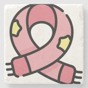 Weihnachtsschal Steinuntersetzer