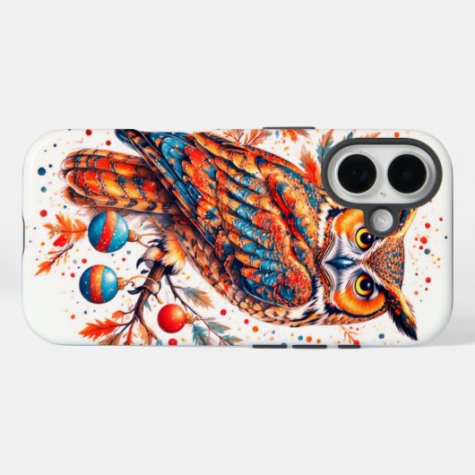 Weihnachtsschale Case-Mate iPhone Hülle (Rückseite (Horizontal))