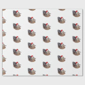 Weihnachtsschale der Ente Geschenkpapier (Flach)