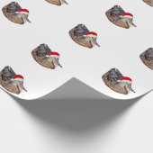 Weihnachtsschale der Ente Geschenkpapier (Ecke)