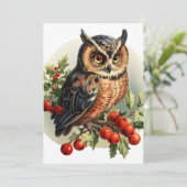 Weihnachtsschale Feiertagskarte (Stehend Vorderseite)