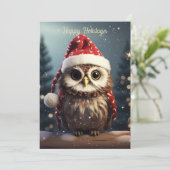 Weihnachtsschale Feiertagskarte (Stehend Vorderseite)