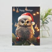 Weihnachtsschale Feiertagskarte (Stehend Vorderseite)