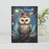 Weihnachtsschale Feiertagskarte (Stehend Vorderseite)