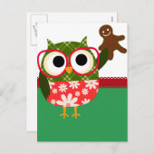 Weihnachtsschale Feiertagspostkarte (Vorne/Hinten)