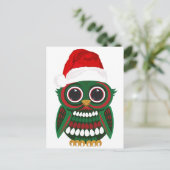 Weihnachtsschale Feiertagspostkarte (Stehend Vorderseite)