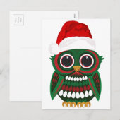 Weihnachtsschale Feiertagspostkarte (Vorne/Hinten)