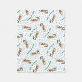 Weihnachtsschale Fleecedecke (Vorderseite)