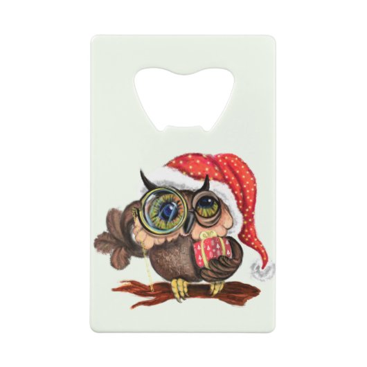 Weihnachtsschale Geldbeutel Flaschenöffner (Rückseite)