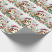 Weihnachtsschale Geschenkpapier (Ecke)