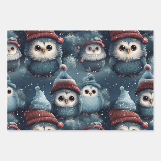 Weihnachtsschale Geschenkpapier Set (Vorderseite 2)