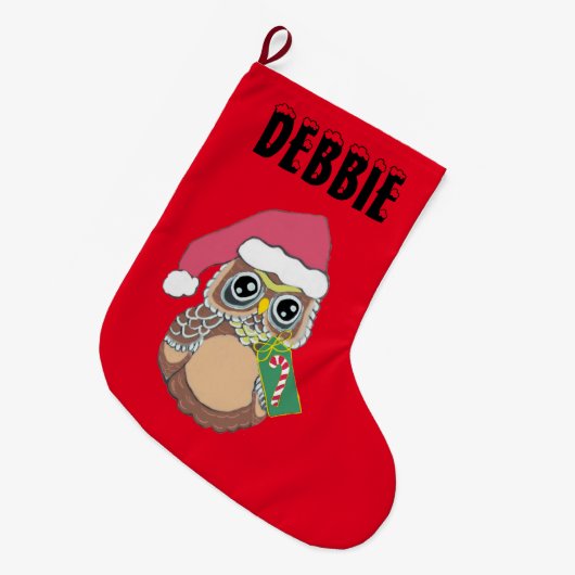 Weihnachtsschale Großer Weihnachtsstrumpf (Vorderansicht (hängend))