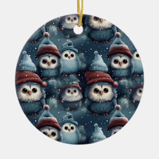 Weihnachtsschale Keramik Ornament (Vorne)