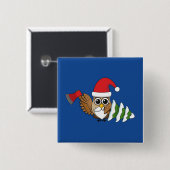 Weihnachtsschale mit Ax und Schneebaum Button (Vorne & Hinten)
