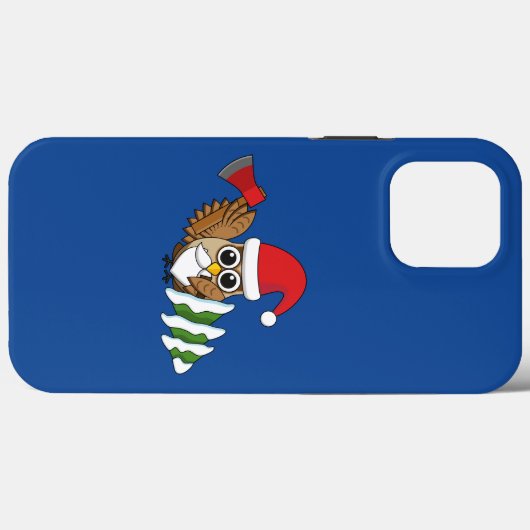Weihnachtsschale mit Ax und Schneebaum Case-Mate iPhone Hülle (Rückseite (Horizontal))