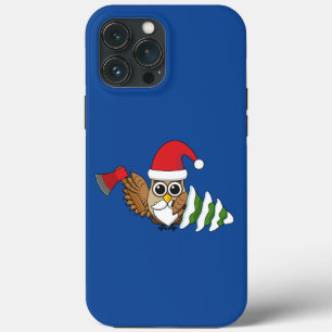 Weihnachtsschale mit Ax und Schneebaum Case-Mate iPhone Hülle