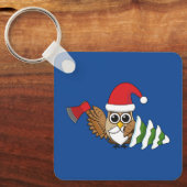 Weihnachtsschale mit Ax und Schneebaum Schlüsselanhänger (Vorderseite)