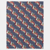 Weihnachtsschale mit Weihnachtskostüm und Rotem Sc Fleecedecke (Vorderseite)