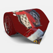 Weihnachtsschale mit Weihnachtskostüm und Rotem Sc Krawatte (Gerollt)