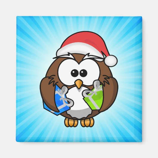 Weihnachtsschale mit Weihnachtsmannmütze-15840 Magnet (Vorne)