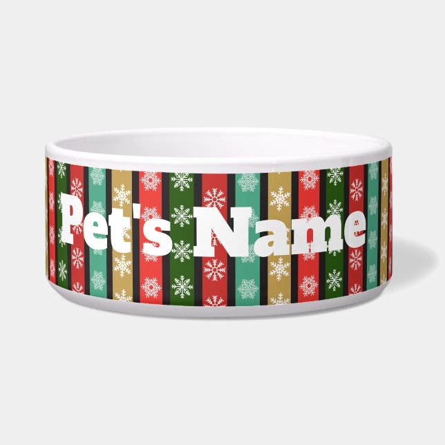 Weihnachtsschale Napf (Vorderseite)