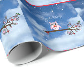 Weihnachtsschale niedliche und farbenfrohe Urlaubs Geschenkpapier (Rolleneckpunkt)