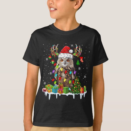 Weihnachtsschale Niedliche Weihnachtsleuchten Rent T-Shirt (Vorderseite)