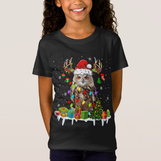 Weihnachtsschale Niedliche Weihnachtsleuchten Rent T-Shirt (Vorderseite)