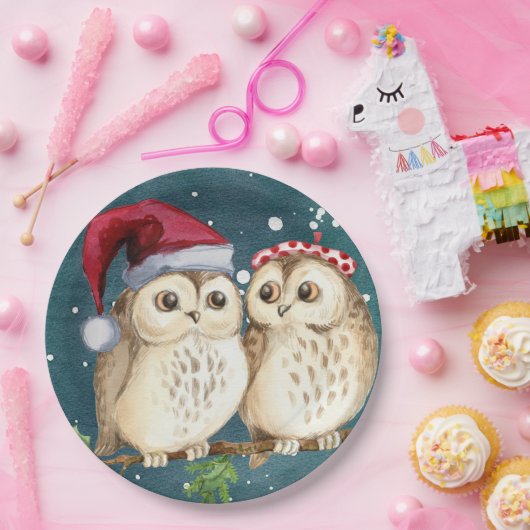 Weihnachtsschale Pappteller (Party)