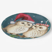 Weihnachtsschale Pappteller (Schrägansicht)