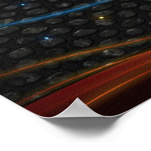 Weihnachtsschale Poster (Ecke)