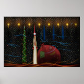 Weihnachtsschale Poster (Vorne)