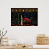 Weihnachtsschale Poster (Küche)