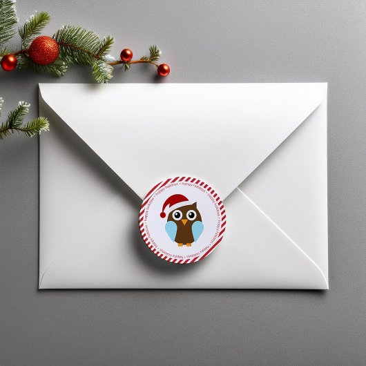 Weihnachtsschale Runder Aufkleber