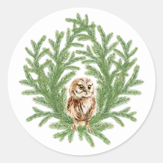 Weihnachtsschale Runder Aufkleber (Vorderseite)