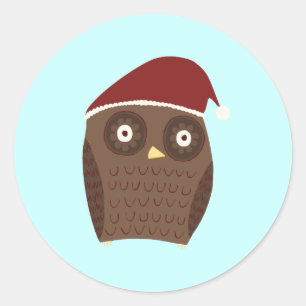 Weihnachtsschale Runder Aufkleber