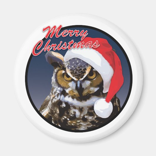 Weihnachtsschale - Standard, 2¼ Zoll Rundmagazin Magnet (Vorne)