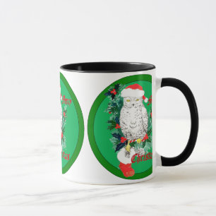 Weihnachtsschale Strumpf und Holly Designed Tasse