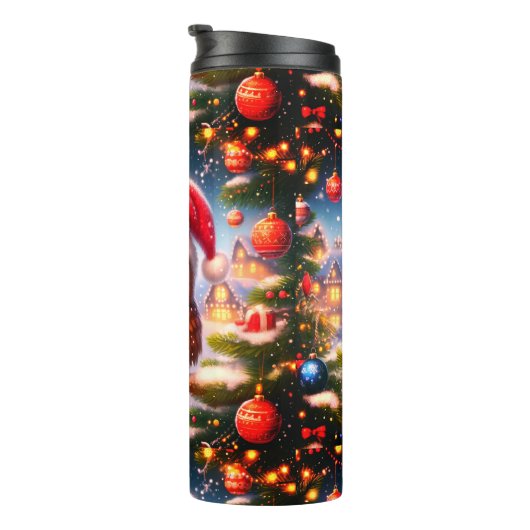 Weihnachtsschale Thermosbecher (Nach rechts gedreht)