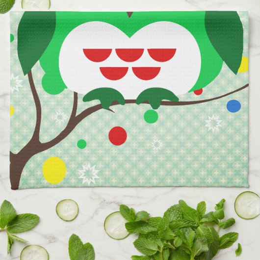 Weihnachtsschale Trend Geschirrtuch (Gefaltet)