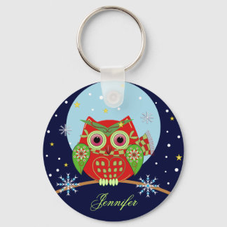 Weihnachtsschale und Name Schlüsselanhänger