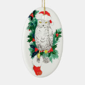 Weihnachtsschale und Strumpf Keramik Ornament (Rechts)