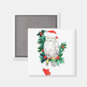 Weihnachtsschale und Strumpf, konstruiert Magnet (Vorderseite/Rückseite)